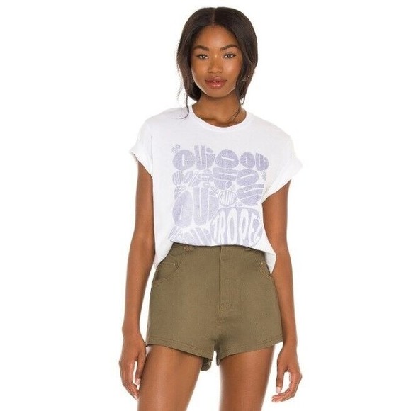 Sixthreeseven Tops - SIXTHREESEVEN Saint Tropez Cote D Azur France Vintage Graphic Tee Womens Small